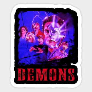 Birthday Present Movie Horror Sticker